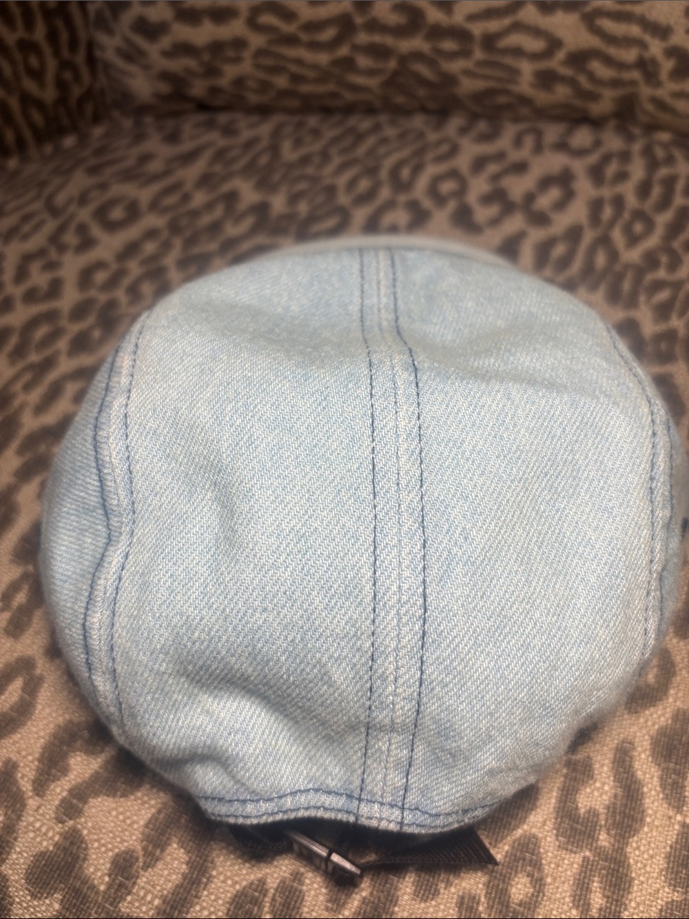 Supreme washed chino twill camp cap light wash denim 5 panel adjustable hat - Picture 7 of 10